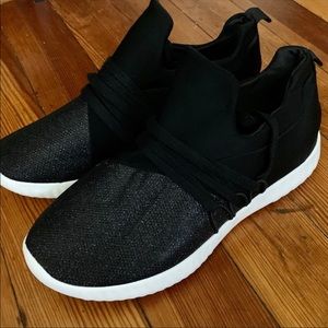 Black Sparkle Sneakers from Torrid